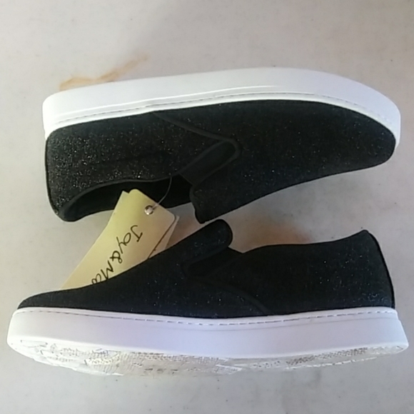 Women's Glitter Textile Material  Black Sneaker - Picture 4 of 8